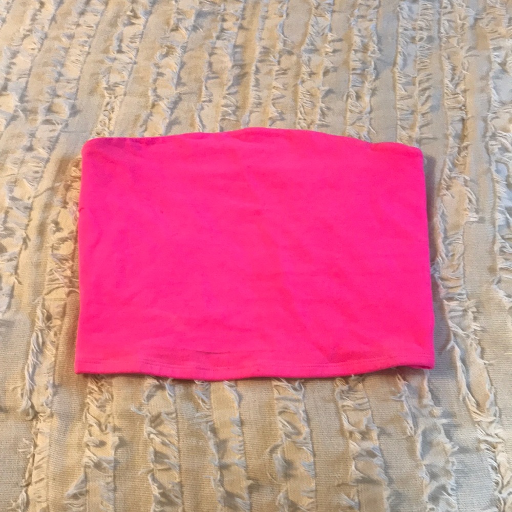 Strapless Cropped Top